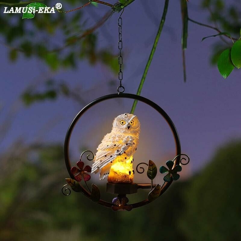 🔥 Free Shipping - Solar Owl Wind Chime Lamp Decorative Ornaments🦉