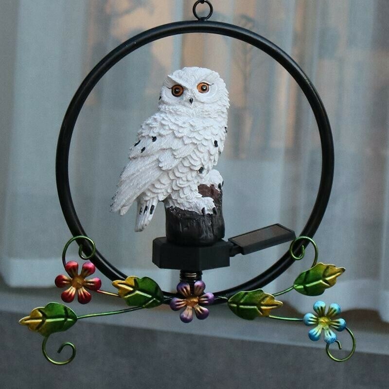 🔥 Free Shipping - Solar Owl Wind Chime Lamp Decorative Ornaments🦉