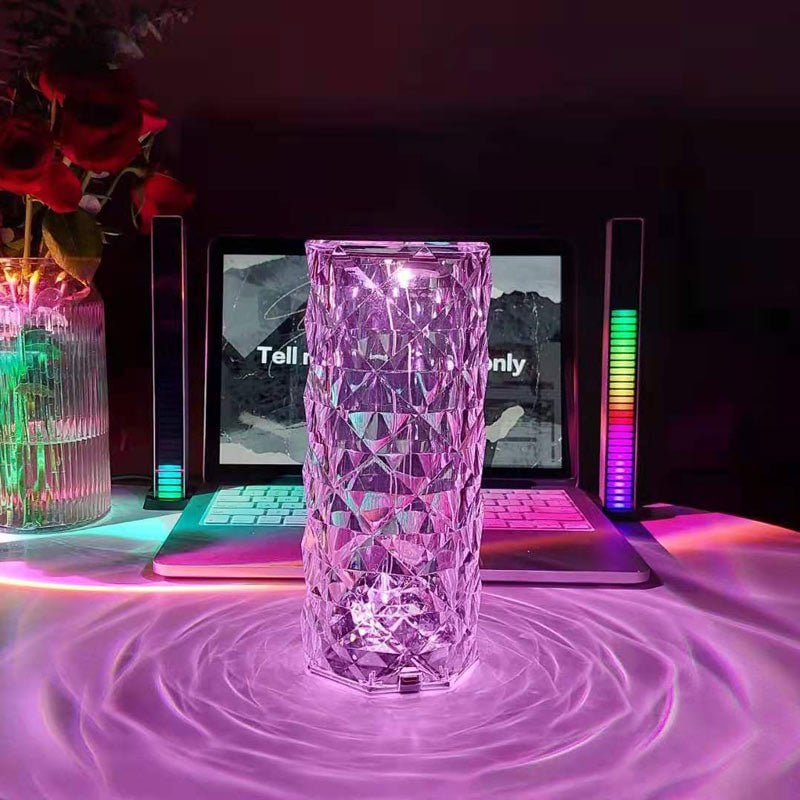 🔥Last Day 70% OFF - Touching Control Rose Crystal Lamp✨