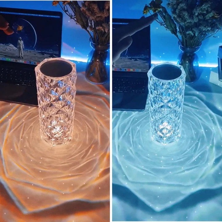 🔥Last Day 70% OFF - Touching Control Rose Crystal Lamp✨