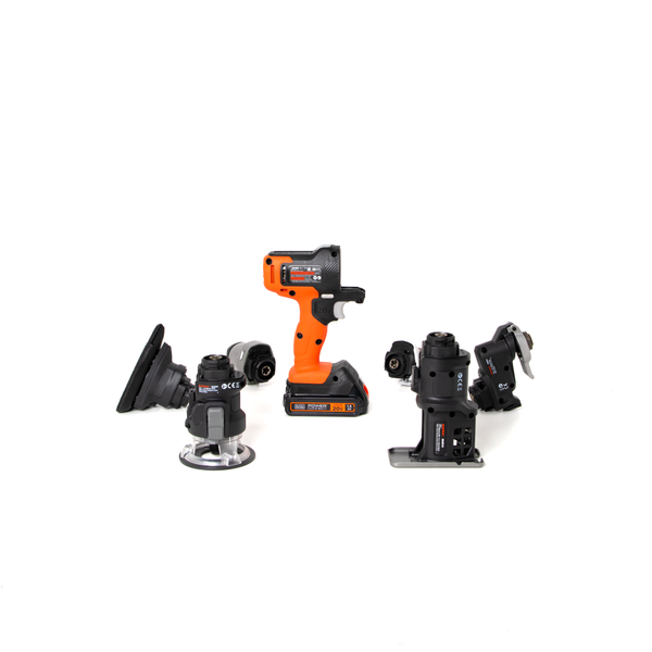 Drill, Power Tool Combo Kit, 6-Tool Set, Cordless Tool Set