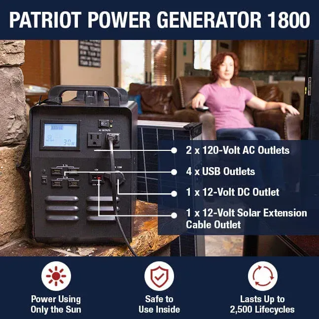 🔥Last Day Only ₦35000 - 2023 Patriot Latest Solar Generator Safety🔥