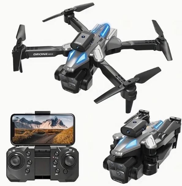 Remote Control Aircraft With Special Design, Three Cameras, 360° Infrared Obstacle Avoidance, Optical Flow Hover, Electronic Lens, And Stunt Rolling Capabilities