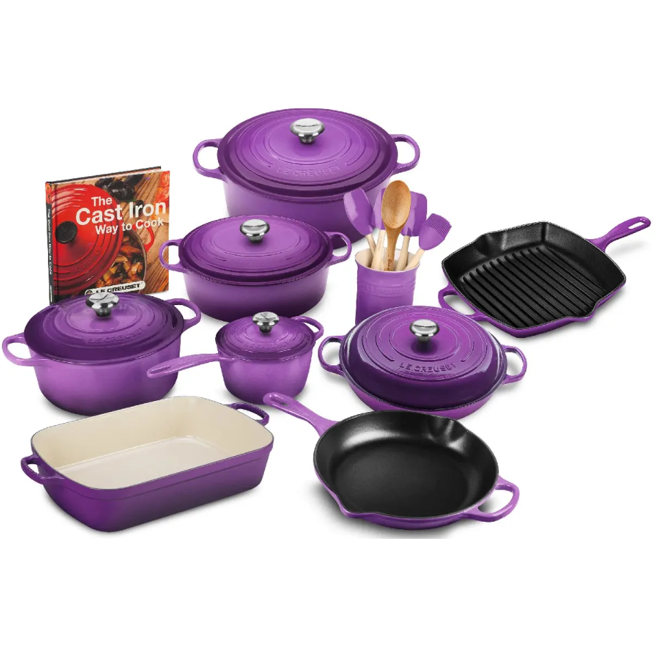 Limited-Time Offer! 20-Piece Cast Iron Cookware Set