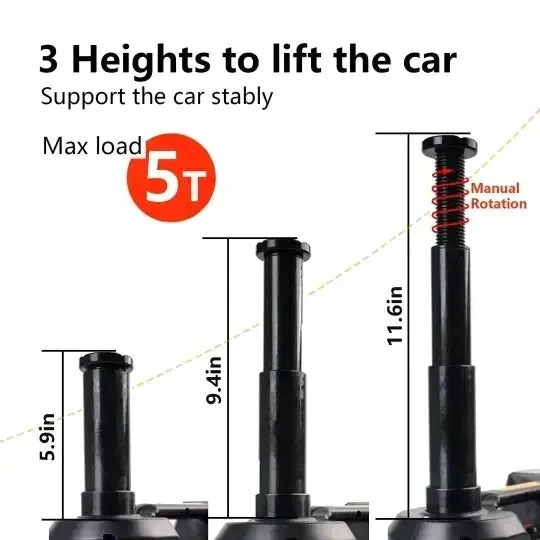 💥Last Day Clearance💥 3-in-1 Electric Hydraulic Car Jack