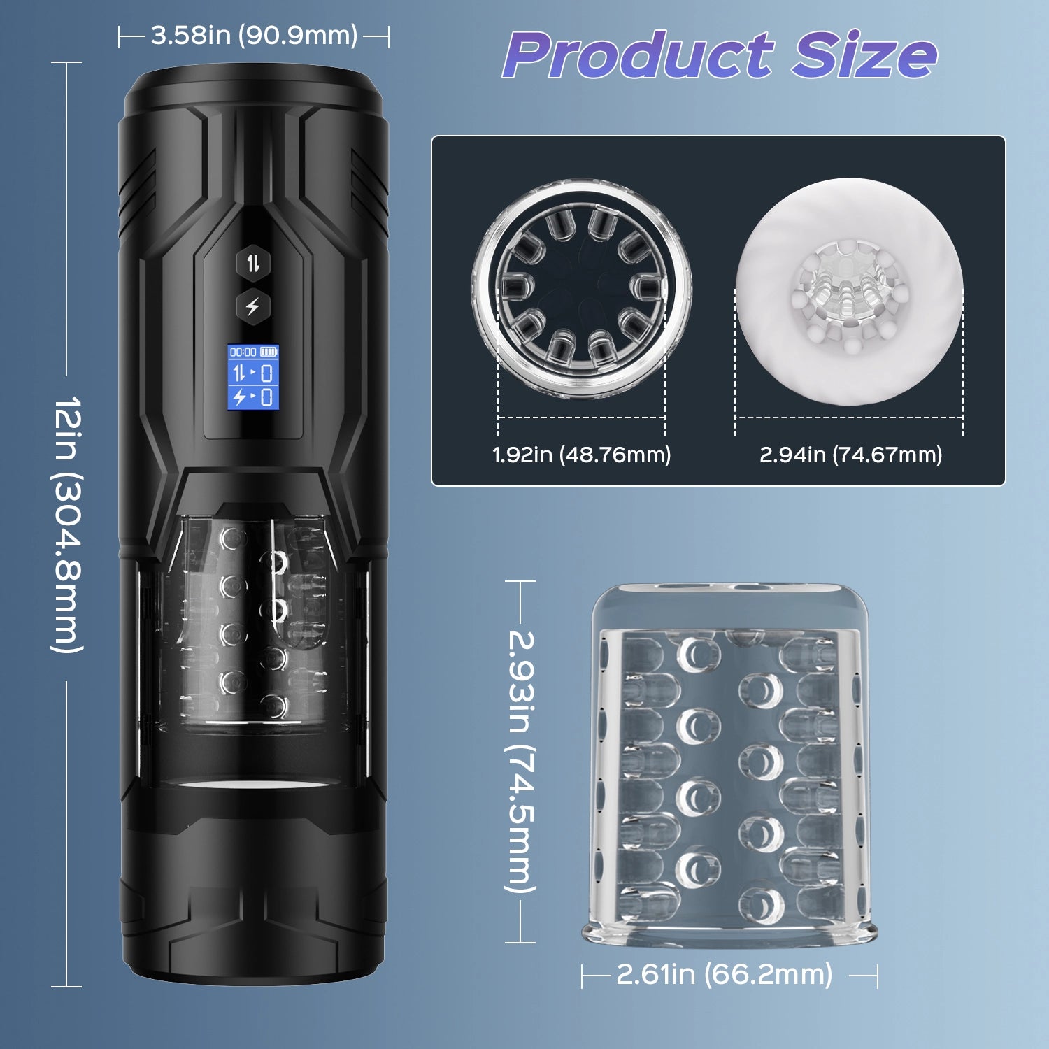 Onyx - Vibrating Thrusting & Rotating Stroker Automatic Male Masturbator