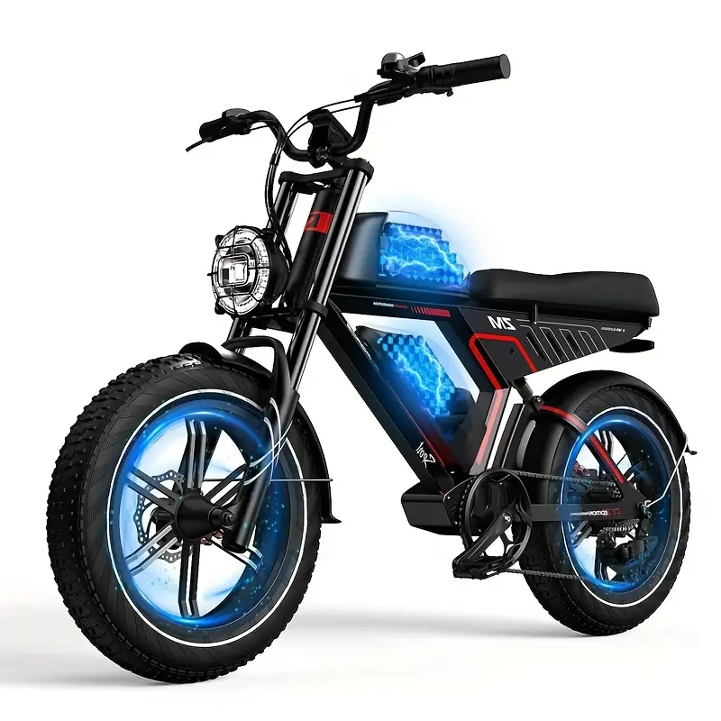 Electric motorcycle, 48V40AH, 750W motor, max range 160 miles, 20 mph