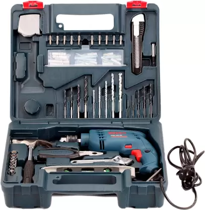 BOSCH GSB 500 RE Kit Power & Hand Tool Kit (100 Tools)