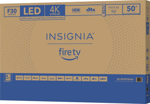 Amazon New Year Clearance Sale, 100-inci Seri F30 Series 4K UHD Smart Fire TV