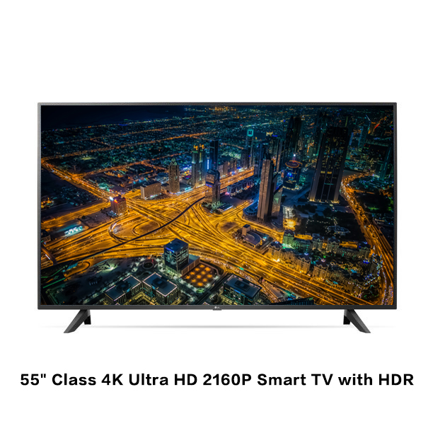 55" Class 4K Ultra HD 2160P Smart TV with HDR