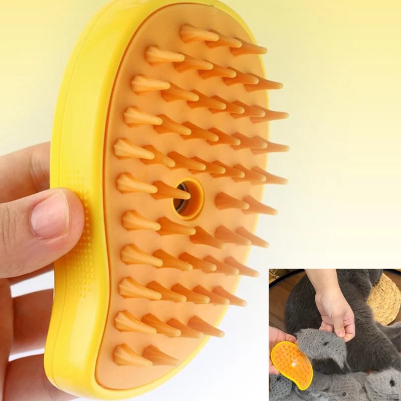 🐱Cat Steamy Brush-🐱3 In1 Spray Cat Brush 