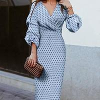 Day Delight Bell Sleeves Dress