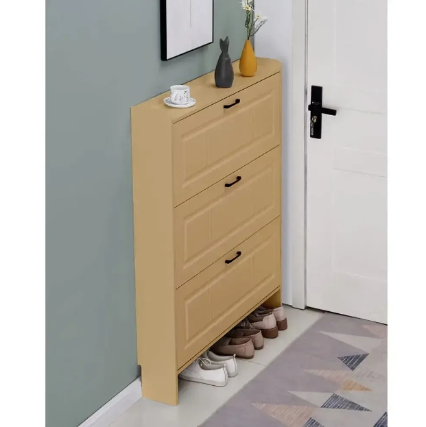 💝LIMITED TIME CLEARANCE SALE💝Wall Hidden Shoe Cabinet - Conceal Your Shoes in Style! 🚪👠