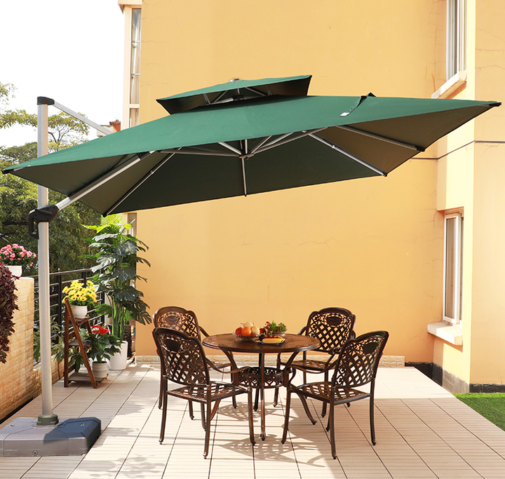 Solar Powered LED Patio Umbrella