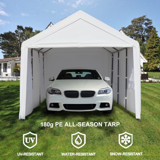 Clearance Sale🎁Heavy Duty Outdoor Tent Carport 20ft×12ft×9.4ft