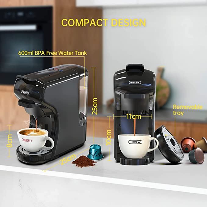 【Clearance Sale】5in1 Capsule Coffee Machine, 19Bar Espresso Cold/Hot Coffee Maker