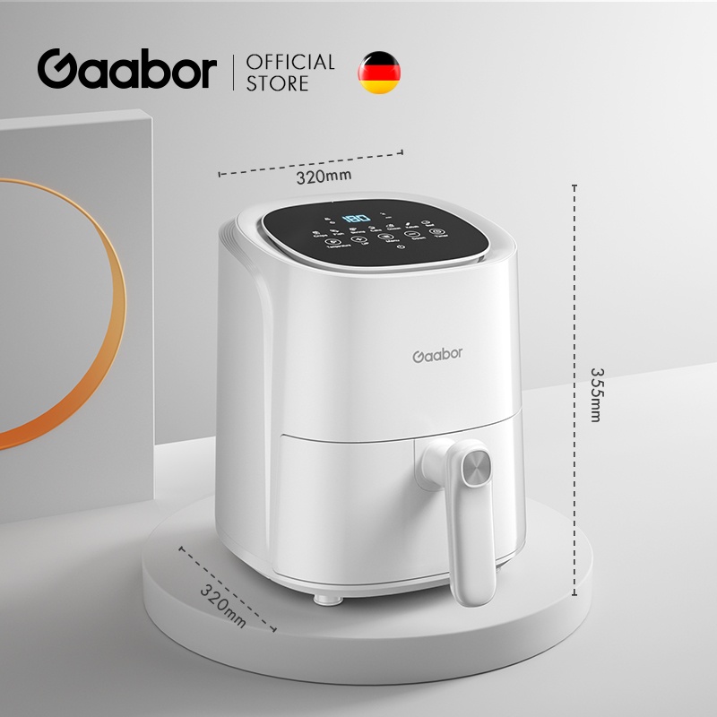 【Limited Time Sale】Gaabor 4.5L Touch Screen Air Fryer, Non-stick Frying with 7 Featured Function