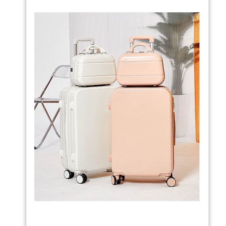 【mz2】Luggage Women'S Small Trolley Case Suitcase 20inch Mute Universal Wheel Password Trolley Suitcase