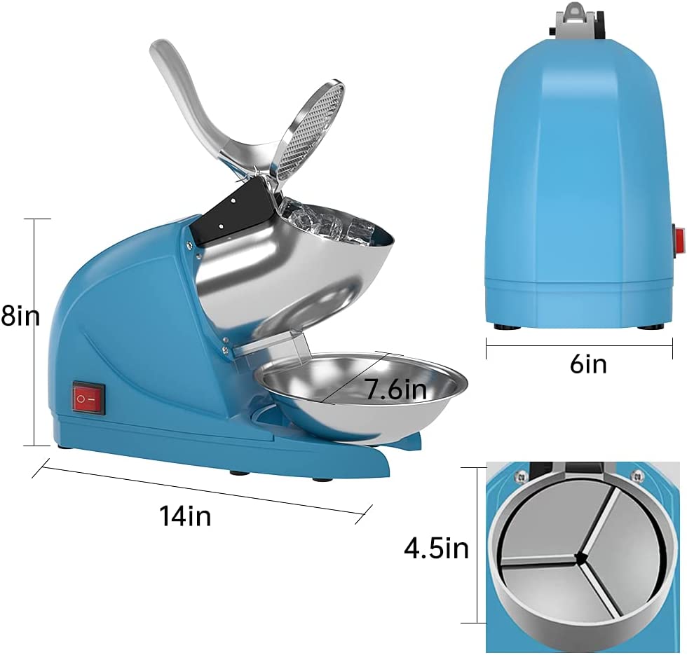 Electric Dual Blade Ice Crusher