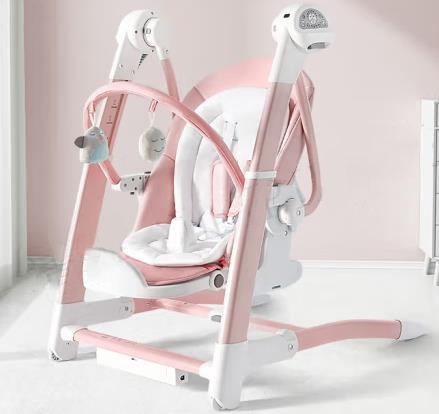 Multifunctional Electric Baby Rocking Chair + Dining Table