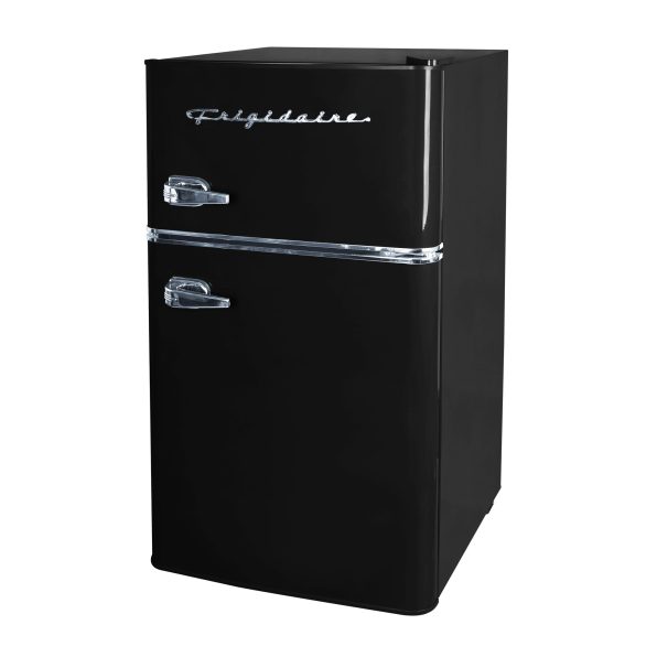 【F】Frigidaire Retro 3.2 Cu ft Two Door Compact Refrigerator with Freezer