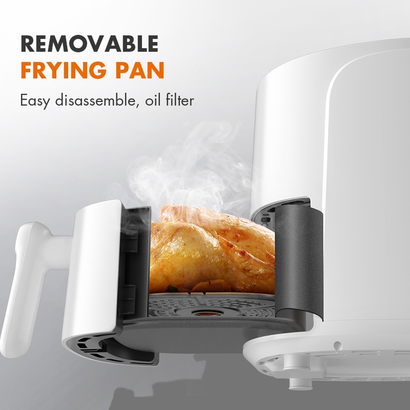 【Limited Time Sale】Gaabor 4.5L Touch Screen Air Fryer, Non-stick Frying with 7 Featured Function