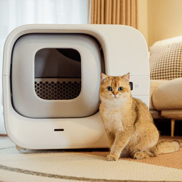 60L Self-Cleaning Self-Pack Cat Litter Box