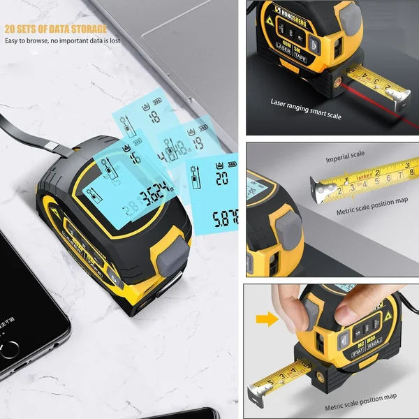 (🔥HOT SALE NOW 49% OFF) - Measurin Sight 3-In-1 Infrared Laser Tape Measuring🔥