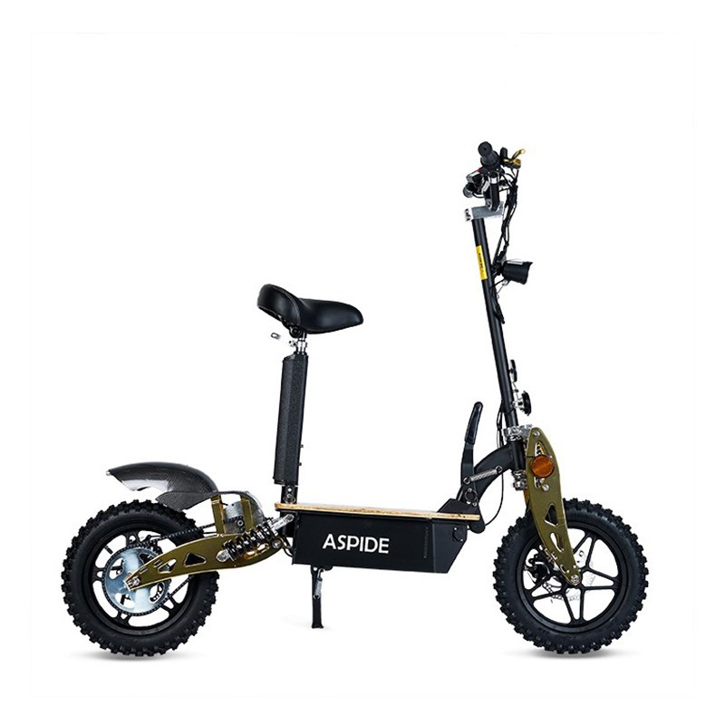 PATINETE ELCTRICO 2000W CON ASIENTO Y PLATAFORMA MADERA ASPIDE