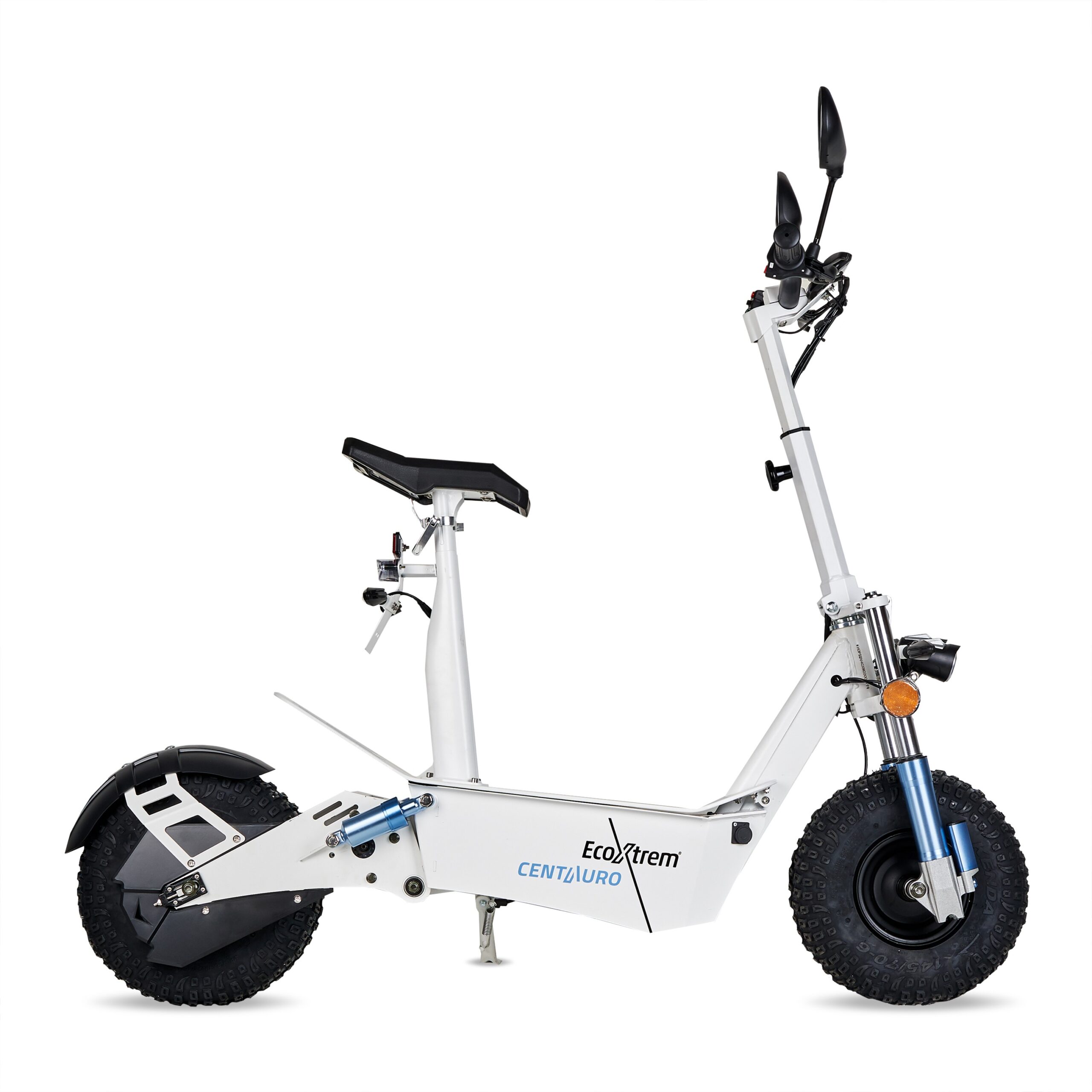 PATINETE ELCTRICO CENTAURO MATRICULABLE CON ASIENTO Y PANTALLA LCD XXL BLANCO