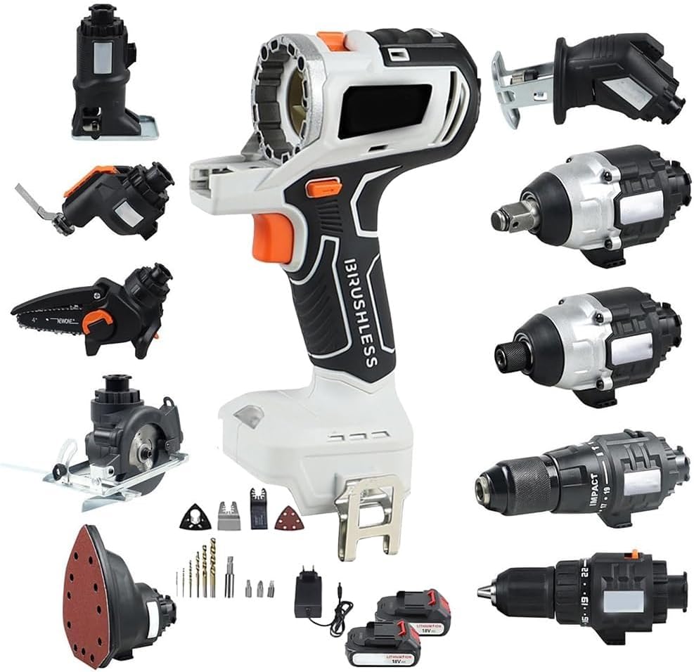 🔥Hot Sale 🔥10 in 1 Cordless Power Tool Combo Kit