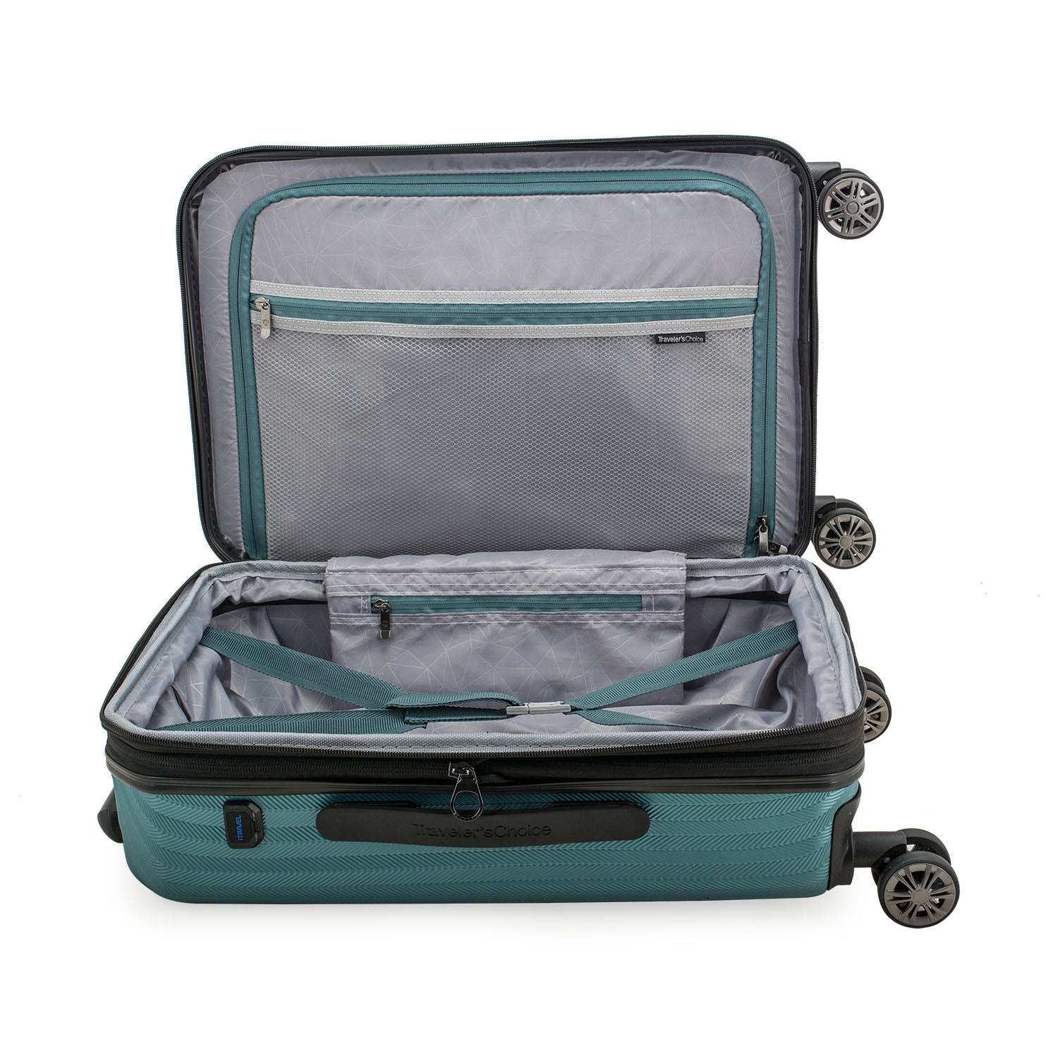 Dana Point 3 Piece Spinner Luggage Set-Suitcase clearance