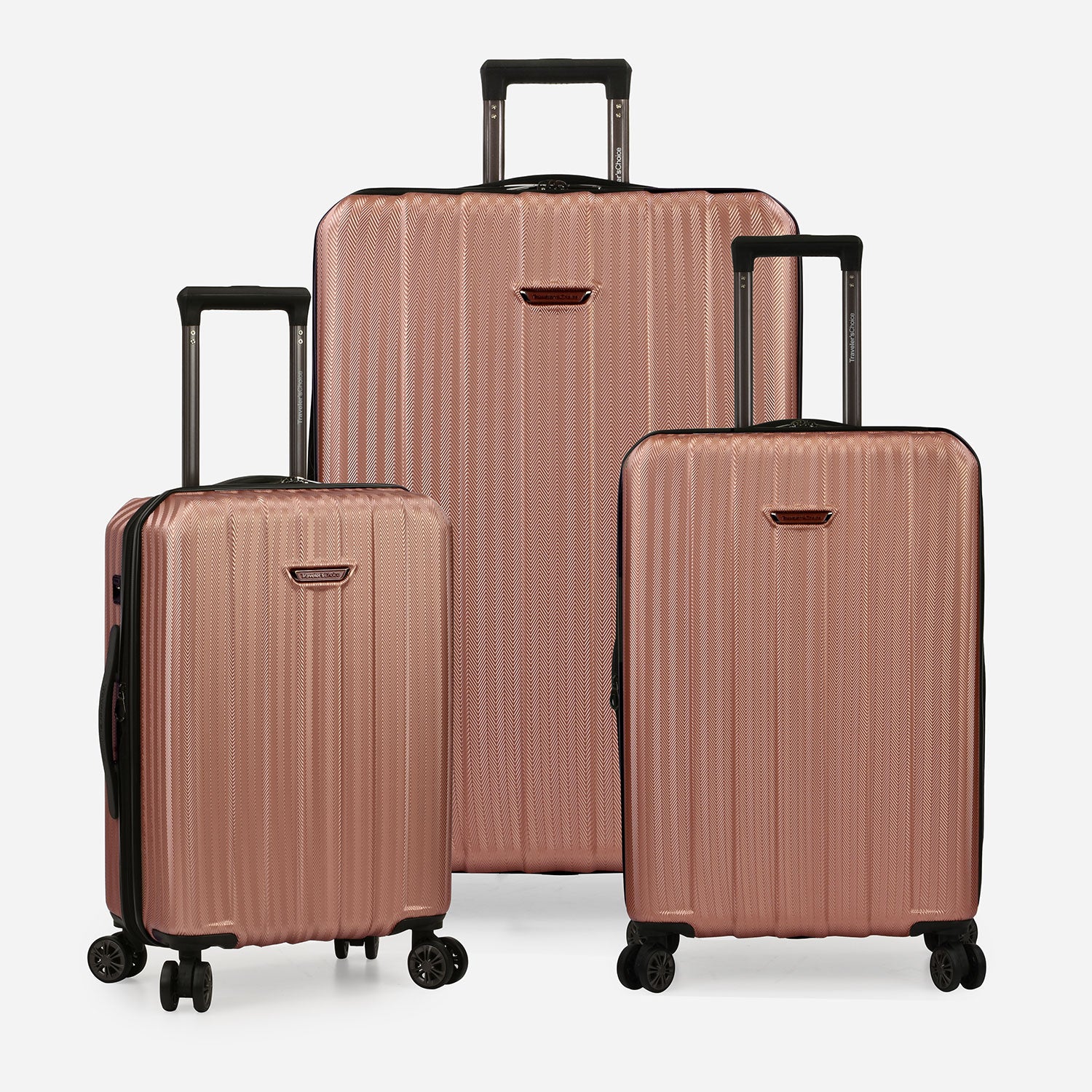 Dana Point 3 Piece Spinner Luggage Set-Suitcase clearance