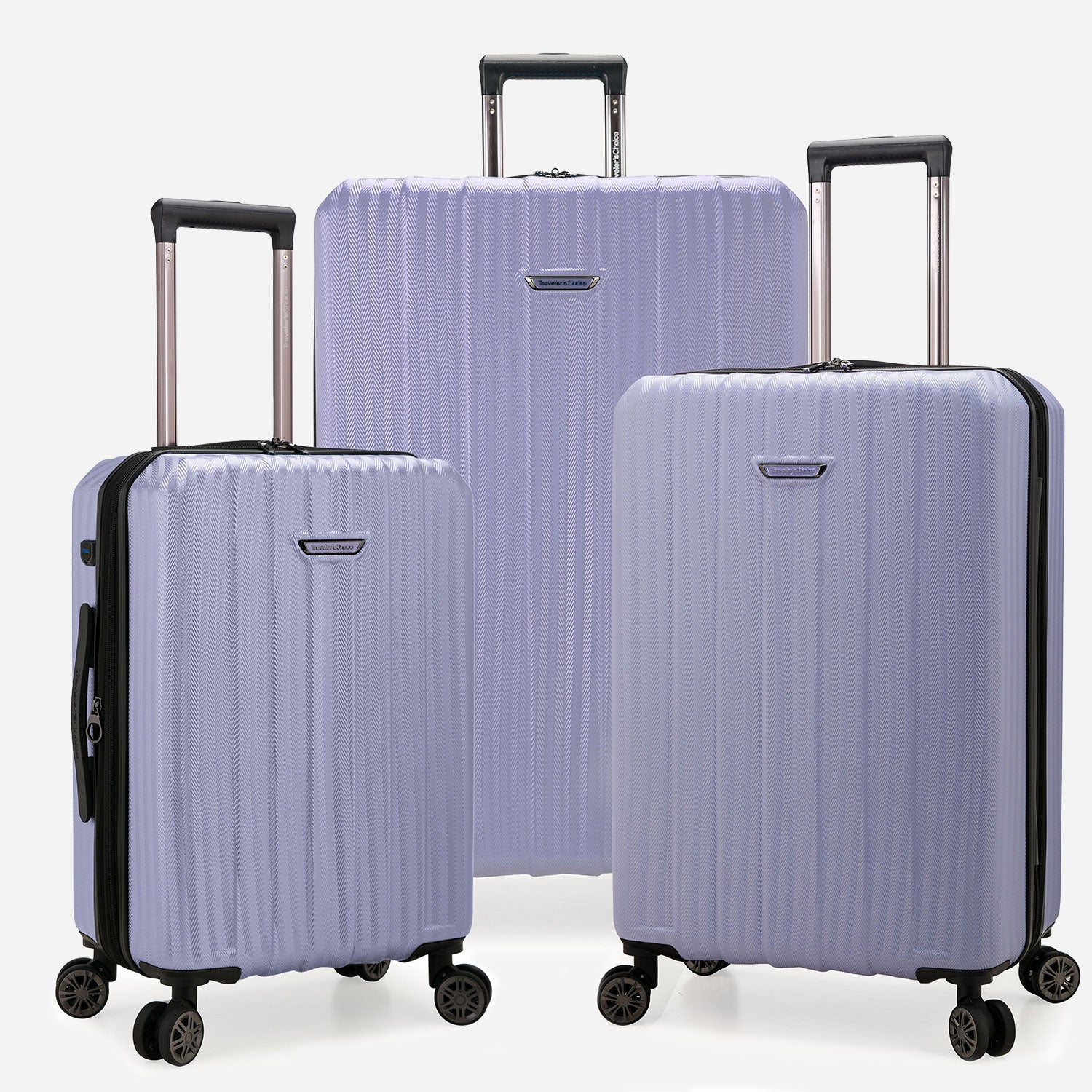 Dana Point 3 Piece Spinner Luggage Set-Suitcase clearance