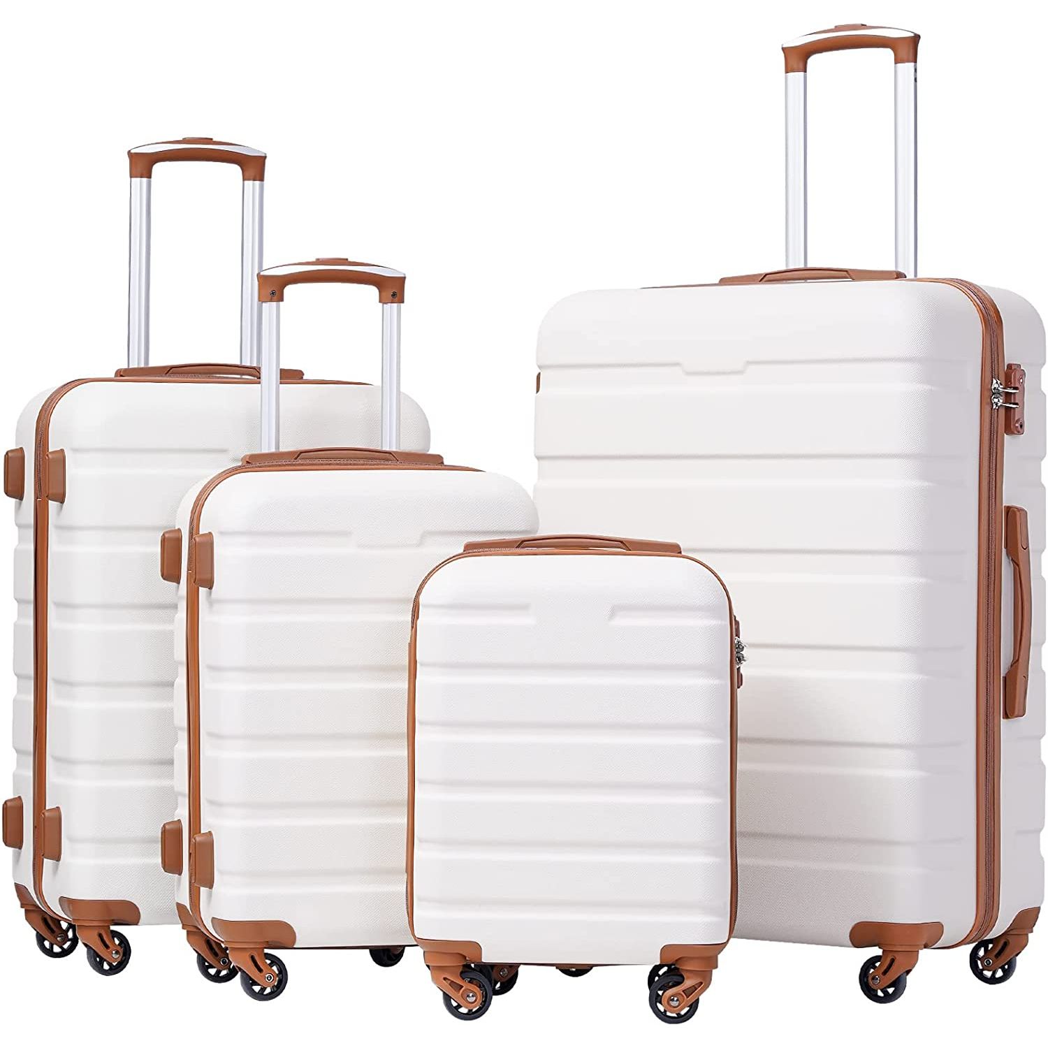 Luggage 4 Piece Set Suitcase Spinner Hardshell Lightweight TSA Lock-Suitcase clearance