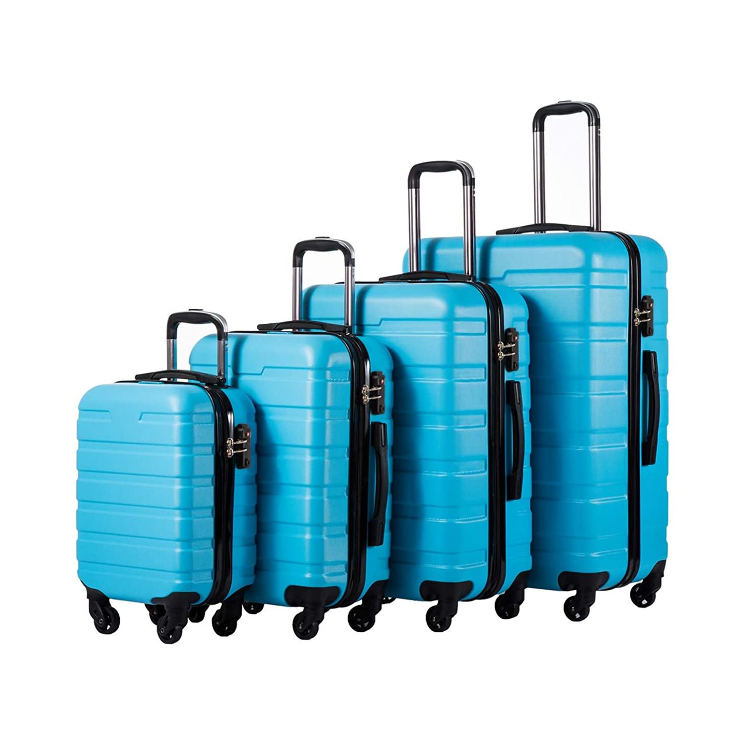 Luggage 4 Piece Set Suitcase Spinner Hardshell Lightweight TSA Lock-Suitcase clearance