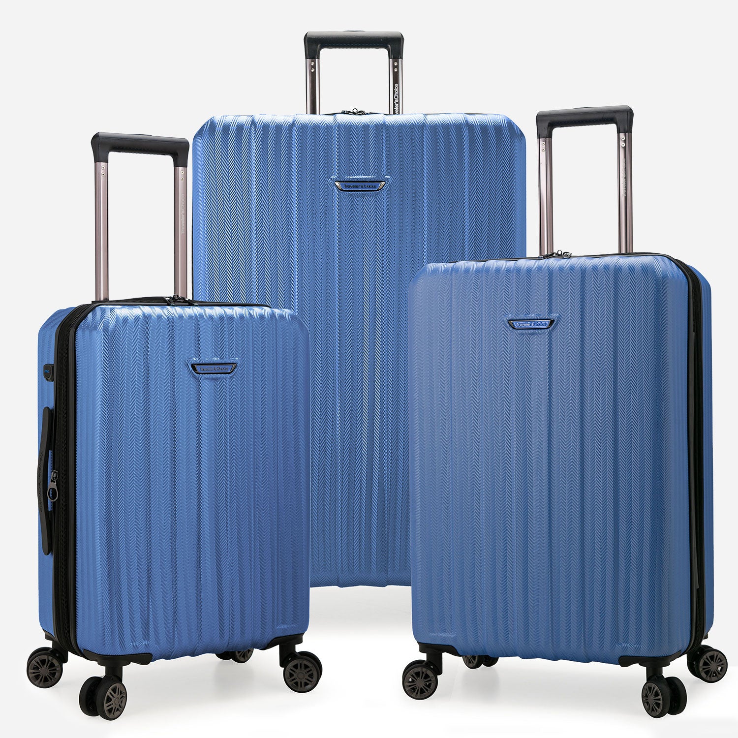 Dana Point 3 Piece Spinner Luggage Set-Suitcase clearance