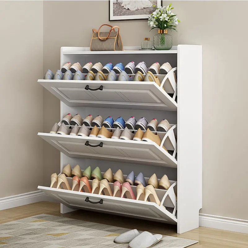 Space-Saving Secrets: Wall Hidden Shoe Cabinet - Conceal Your Shoes in Style! 🚪👠