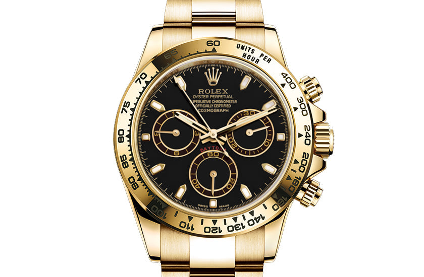 luxury watches Gold Black Dial 40mm