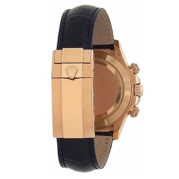 Luxury Watches Rose Gold Leather Strap 40mm