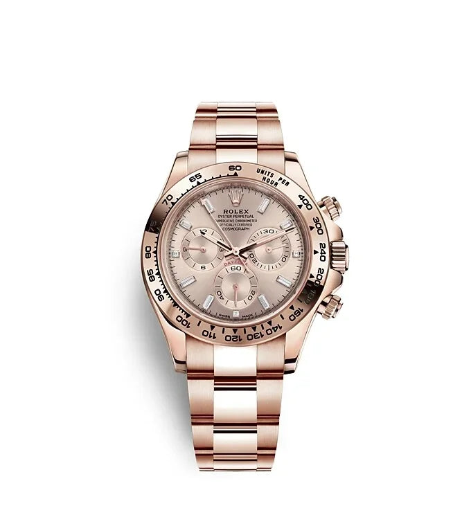 Sundust Diamond dial | 18k Everose gold Oyster bracelet | Men's Watch 40MM