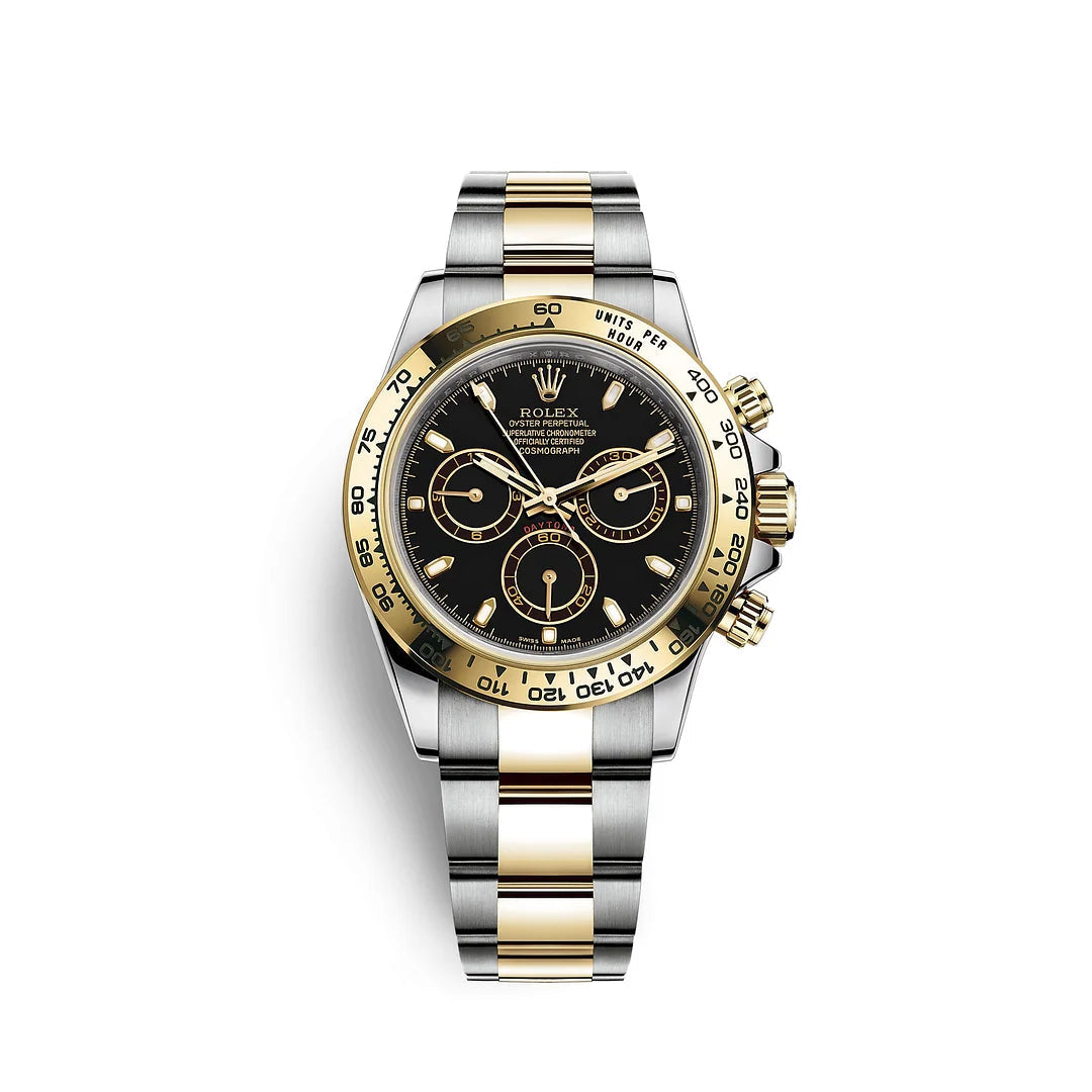 Luxury Watches Two Tone Black Dial 40mm