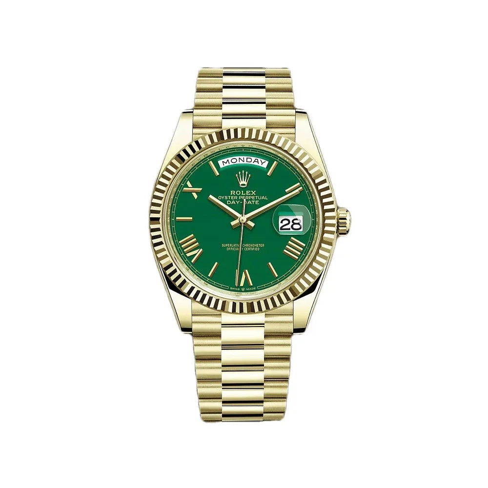 The Day-Date With Green Lacquered Dial 40MM