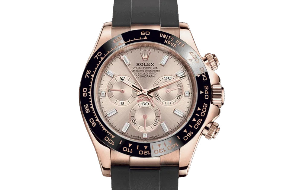 Luxury Watches Pink Dial with Diamonds 40mm