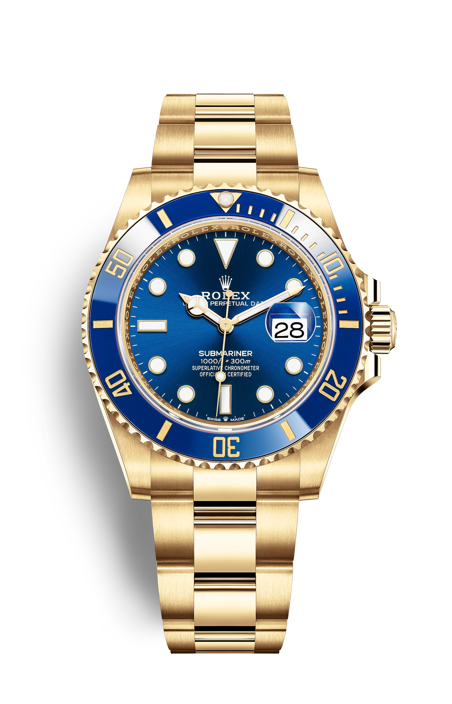 Watch DATE-Yellow gold-41MM