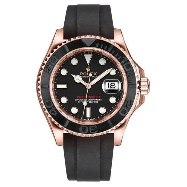 Yacht-Master Rose Gold Black Ceramic Bezel 40mm