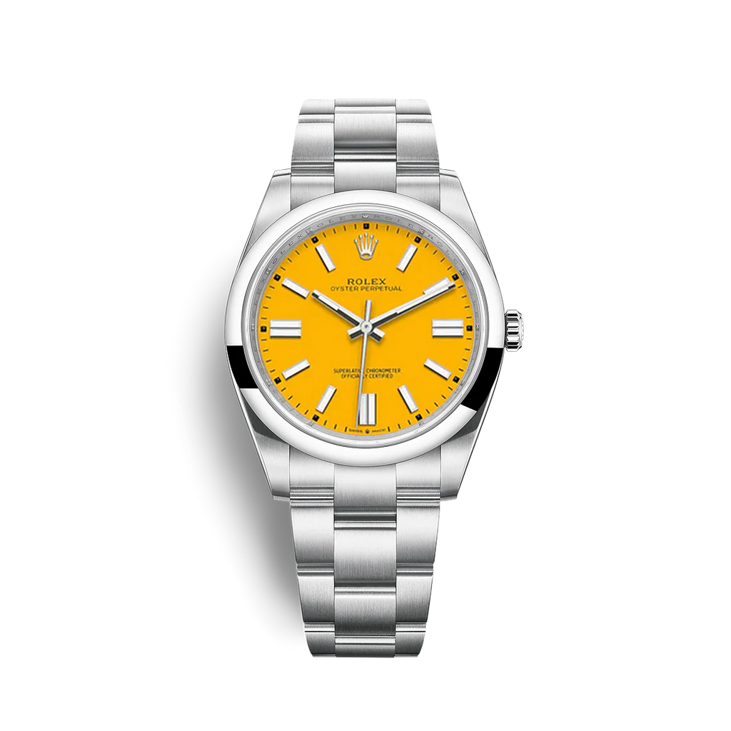 Luxury Watch Yellow Dial - New 41 Mm