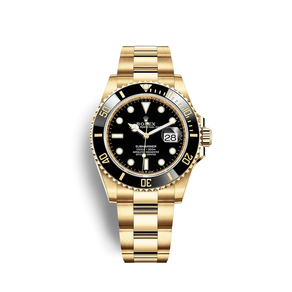 Submariner Date Black Dial Yellow Gold 41mm