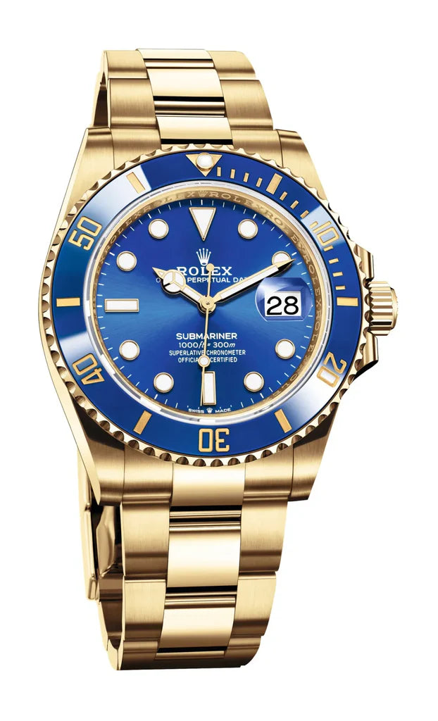 Submariner Date Blue Dial 18k Yellow Gold 41mm