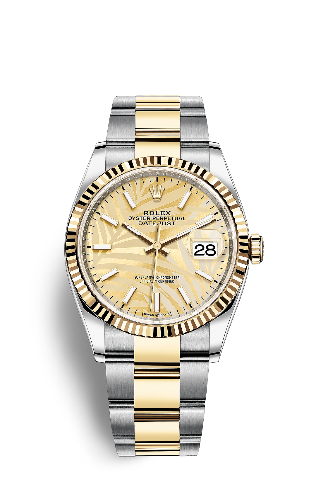 Yellow gold - Steel Watch - 36mm